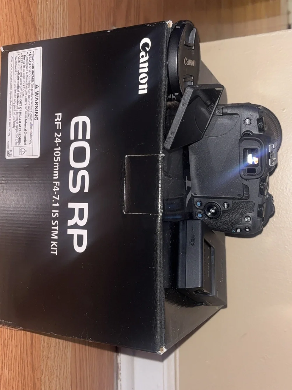 Canon EOS RP Mirrorless Camera with RF 24-105mm Kit Lens - Black